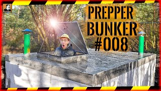 🚨 PREPPER BUNKER 008  ER IST FERTIG  BUNKERTÜR  STAHLBETONDECKE  ROHBAU  Survival Mattin [upl. by Ruperto]