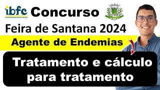 Tratamento e cálculo para tratamento  tratamento e cálculo para tratamento agente de endemias ibfc [upl. by Arik211]