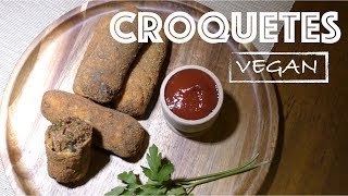 VEGAN Croquetes de Soja [upl. by Schonthal]