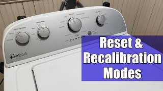 How to Do a Whirlpool Washer Reset amp Recalibration [upl. by Binah]