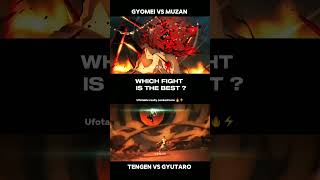 Gyomei vs Muzan OR Tengen vs Gyutaro Which one is the best 🤔 demonslayer shorts anime [upl. by Slaby639]