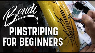 How to Pinstripe  Pinstriping for Beginners [upl. by Sudnac]