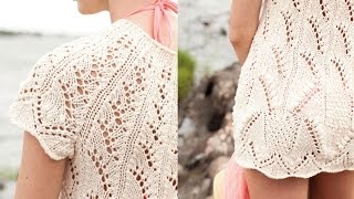 14 Lace Tunic Vogue Knitting SpringSummer 2011 [upl. by Irotal381]