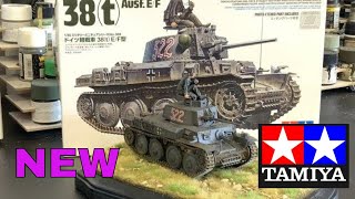 Building the New Tamiya 135 38t plastic model kit [upl. by Ztnaj182]