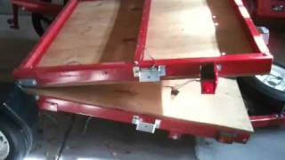 4x8 Foldable Utility Trailer [upl. by Johiah]