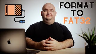 How To FORMAT EXTERNAL DRIVE TO FAT32 [upl. by Ssyla]