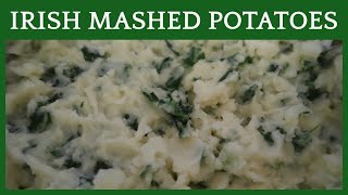 Colcannon Mash Recipe  Traditional Irish Mashed Potatoes [upl. by Holmun]