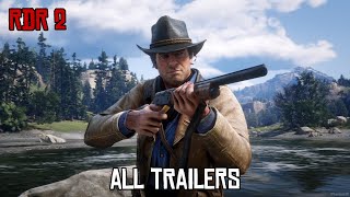 Red Dead Redemption 2  All Trailers [upl. by Salene293]