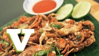 How To Make Deep Fried Soft Shell Crab Asian Bites [upl. by Woodley]