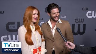 Jensen and Danneel Ackles Preview The Winchesters  The CW Upfront 2022 [upl. by Elery]