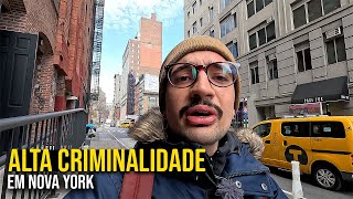 Nova York Fora de Controle em 2024  Crise Imigratória e grande aumento em Criminalidade [upl. by Ramonda]