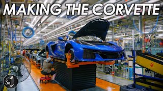 Corvette Factory Tour  Corvette C7 Build [upl. by Sedinoel]