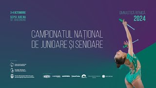 Campionatul Național de Junioare și Senioare la Gimnastica Ritmica 2024 Sf Gheorghe [upl. by Ayoras]