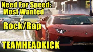 NEED FOR SPEED ROCK RAP  TEAMHEADKICK Lyrics [upl. by Sacttler]