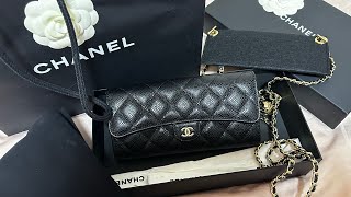 Chanel classic flap wallet finally arrived 😍😍 [upl. by Avis]