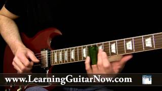 Open E Tuning Slide Guitar Lesson Duane Allman Style Lick [upl. by Adriell332]