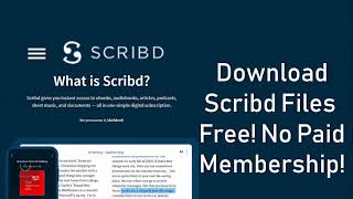 100 Working Download Scribd Files for Free NO PAYMENT REQUIRED  Hani Law Channel [upl. by Nnyw]