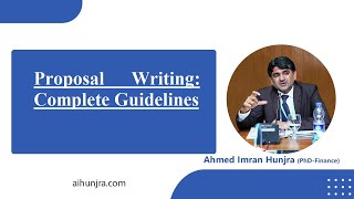 Steps for Proposal Writing  Complete Guidelines  Detailed amp Brief Proposal  Undergrad amp Postgrad [upl. by Kalil779]