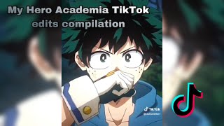 My Hero Academia TikTok edit compilation  BNHA 34 [upl. by Cooper]