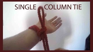 How to tie a Single Column Tie [upl. by Antonin]