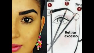 COMO DEPILAR LA CEJAS PASO A PASO  PERFECT EYEBROW como depilar perfilar cortar y definir [upl. by Haleigh316]