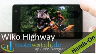 Wiko Highway FullHDFünfzöller mit OctaCoreProzessor im HandsOn Test [upl. by Enerual318]