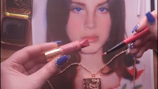 ASMR Putting Sleeping Beauty Makeup on Lana Del Rey Bésame Cosmetics [upl. by Assehc130]