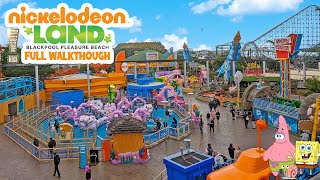 Nickelodeon Land at Blackpool Pleasure Beach Virtual Tour Sept 2023 4K [upl. by Donegan436]