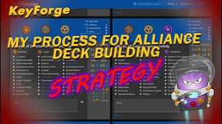 My KeyForge Alliance Building Process Revealed [upl. by Saqaw538]