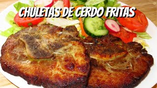 COMO HACER CHULETAS FRITAS SIN ACEITE EN FREIDORA DE AIRE O AIR FYER POWER XL VORTEX [upl. by Draneb666]