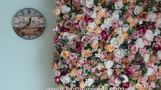 Tutorial on DIY Flower Wall [upl. by Shull469]