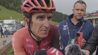 GERAINT THOMAS  AT THE END  STAGE 17  GIRO DITALY 2024 [upl. by Maher]