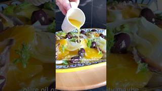 SICILIANI CREATIVI  Insalata siciliana di finocchi e arance  Sicilian orange salad shortsrecipe [upl. by Tremann]