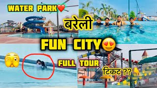 Exploring Bareilly Fun City Water Park😍  Full Tour  The Anmol Vlogs 27 [upl. by Binnings]