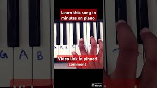 LEO  Ordinary Person full song  pianotutorial piano  wisezak [upl. by Ahsya]