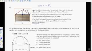 FSA Geometry EOC Review Video 9 8595 [upl. by Jinny]