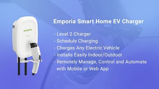 Emporia Level 2 48 Amp Smart Home EV Charger [upl. by Berti922]