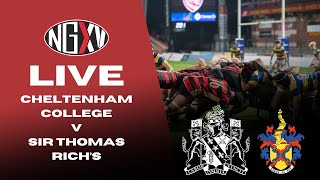 LIVE RUGBY CHELTENHAM COLLEGE vs SIR THOMAS RICHS  KINGSHOLM STADIUM [upl. by Siurad91]