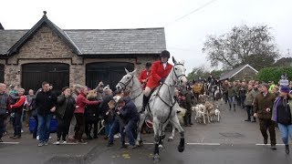 Violence flares at UK Boxing Day fox hunt as horses collide with protesters [upl. by Jayne852]