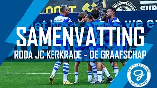 SAMENVATTING  RUIME en VERDIENDE overwinning van DE GRAAFSCHAP op bezoek bij Roda JC Kerkrade 14 [upl. by Maloney]