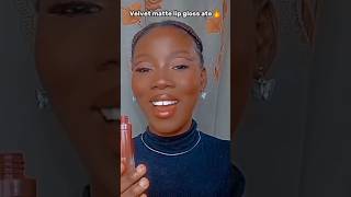 karité velvet matte lipgloss product review🔥🔥 makeup youtube productreview ugc [upl. by Mullane]