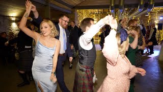 Cragganmore Ceilidh Band  Gay Gordons  Wedding Reception at Falside Mill Kingsbarns St Andrews [upl. by Alliuqaj254]