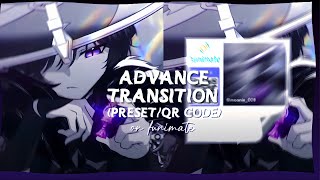 Advance Transition with QR CodePreset on Funimate [upl. by Bannerman141]