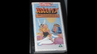 Original VHS Closing Asterix and Cleopatra  1989 Reissue UK Retail Tape [upl. by Ayihsa832]