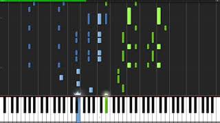 Ubiquitous dB Sword Art Online Ordinal Scale Piano Tutorial Synthesia Yeh Kun [upl. by Athalie]