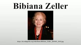 Bibiana Zeller [upl. by Anilatsyrc169]