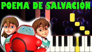 Superlibro  Poema de Salvación canción final  Piano Cover  Tutorial  Karaoke [upl. by Madella]