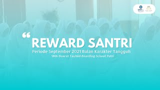 Reward Santri Periode September 2021  Bulan Karakter Tangguh [upl. by Auqinahc]