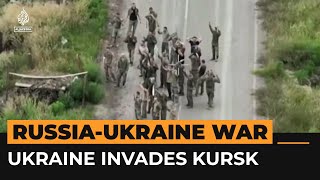 Ukraine captures dozens of Russian soldiers during Kursk incursion  Al Jazeera Newsfeed [upl. by Oppen]