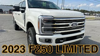 FIRST LOOK Stock 2023 Ford F250 LIMITED in for Covert Edition [upl. by Justinian]